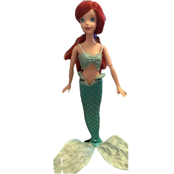 Ariel Little Mermaid Barbie Doll Articulated arms & legs jointed Disney Princess - Picture 2 of 4